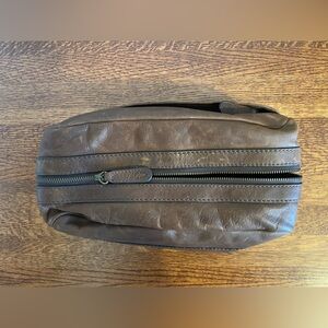 Frye Leather Logan Shaving Kit / Dopp Kit